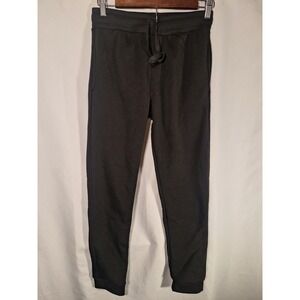Real Essentials Youth Large Black Fleece Lined Joggers Drawstring‎ Sweatpants